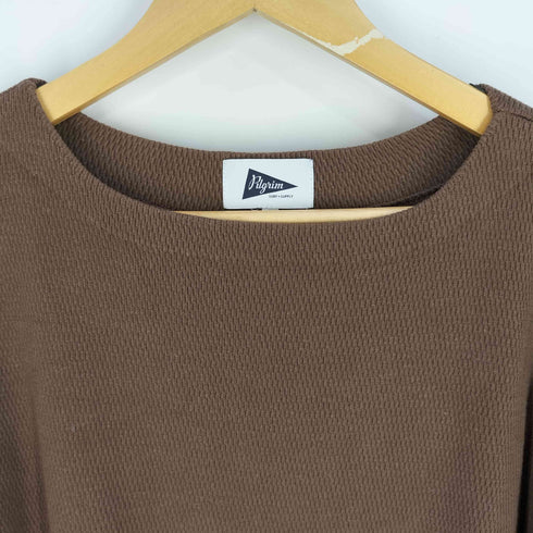 ピルグリム PILGRIM ボートネック サーマル ロングスリーブ Tシャツ メンズ import:XS